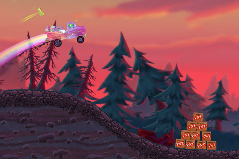 Illustration for article titled Just When You Thought Snuggle Truck Couldn't Get Any Cuddlier, Enter Brony Mode
